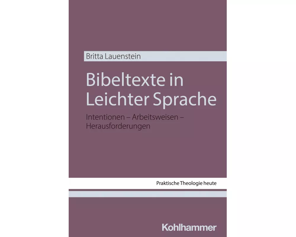 Bibeltexte in Leichter Sprache