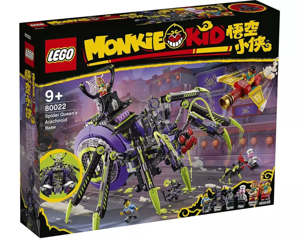LEGO® Monkie Kid Hauptquartier der Spider Queen 80022
