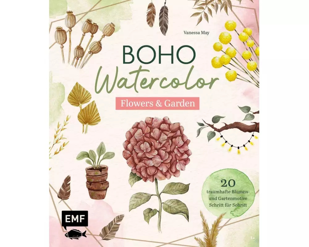Boho Watercolor – Flowers & Garden