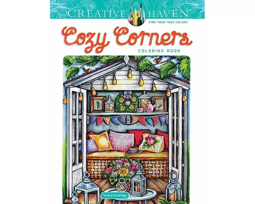 Creative Haven Cozy Corners Coloring Book