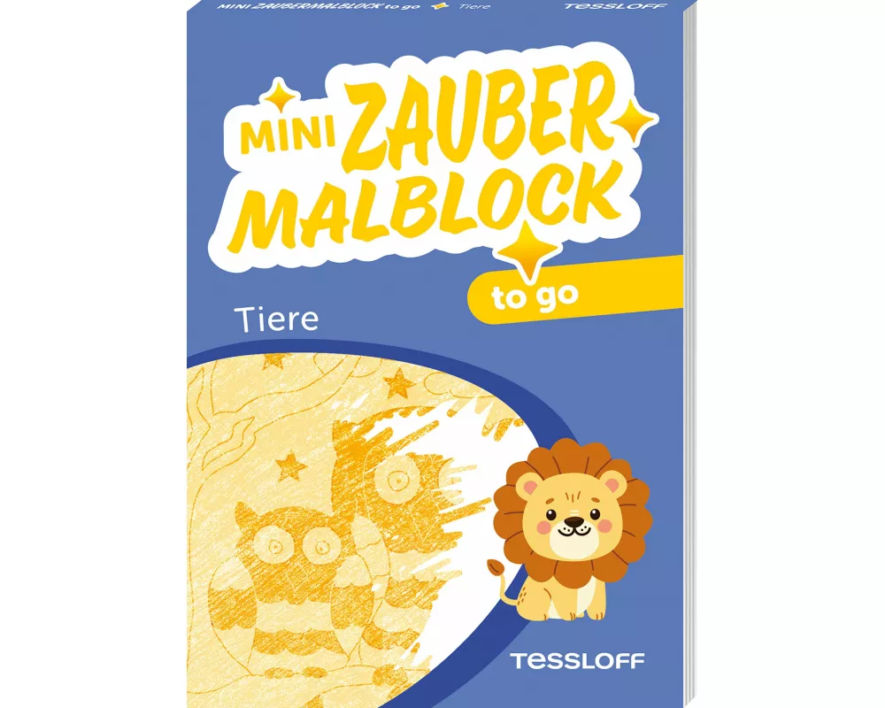 Mini Zaubermalblock to go. Tiere