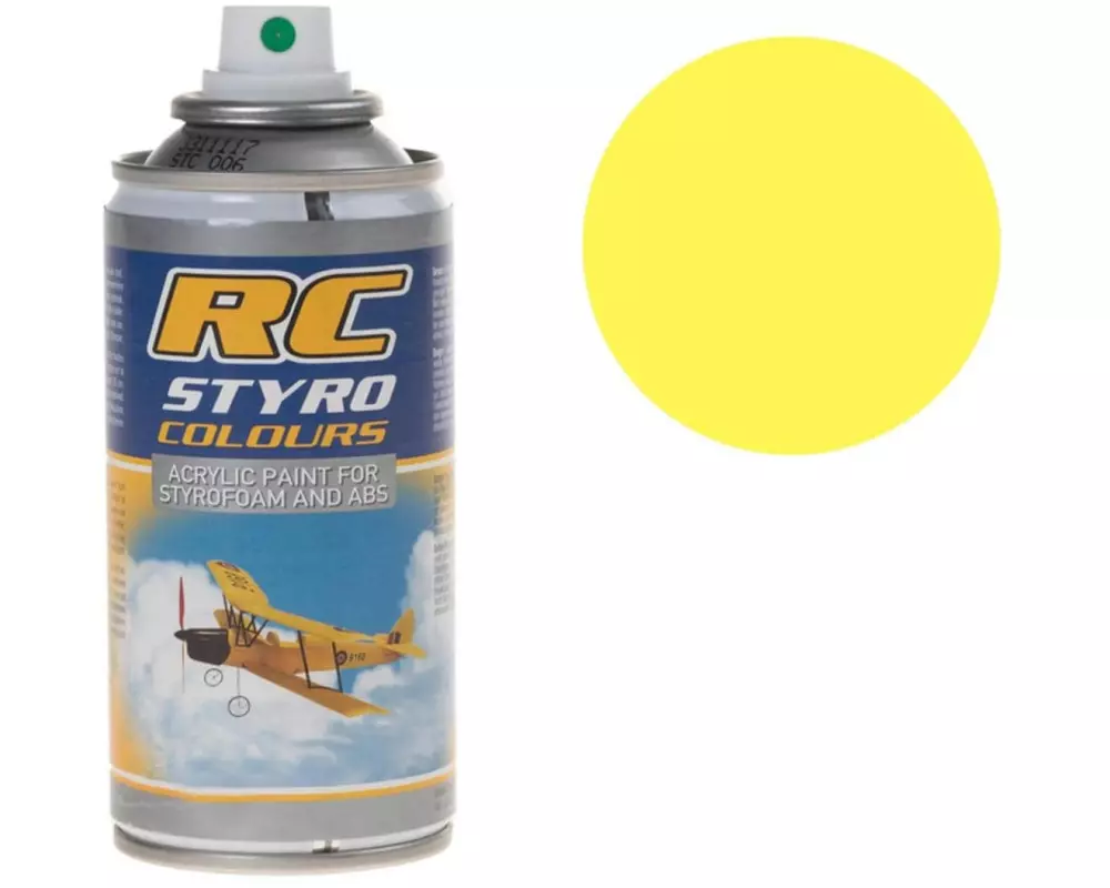 Ghiant Kunststoffspray RC STYRO Neon Gelb 007 150 ml
