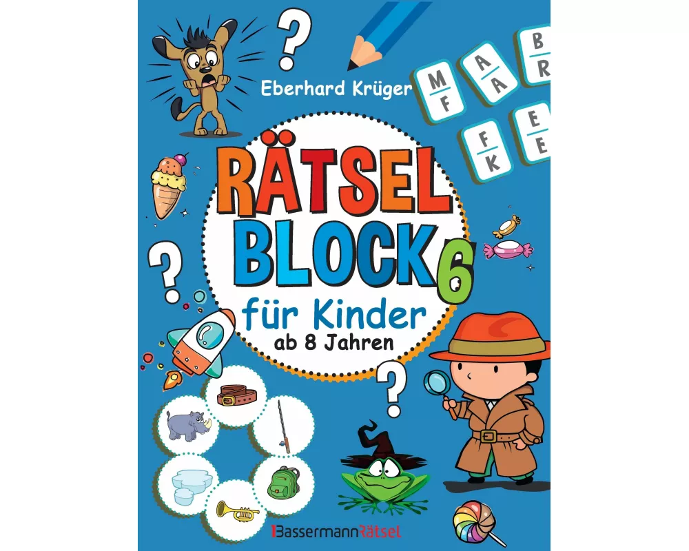 Rätselblock 6 für Kinder ab 8 Jahren (5 Exemplare à 3,99)
