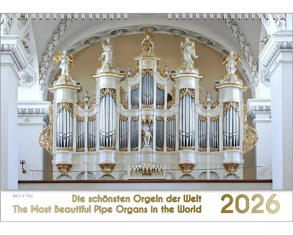 Der Orgelkalender, ein Musik-Kalender 2026, DIN A3