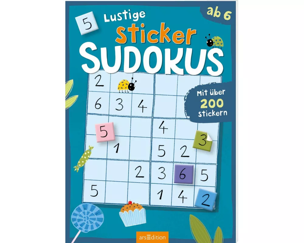 Lustige Sticker-Sudokus – Zahlen