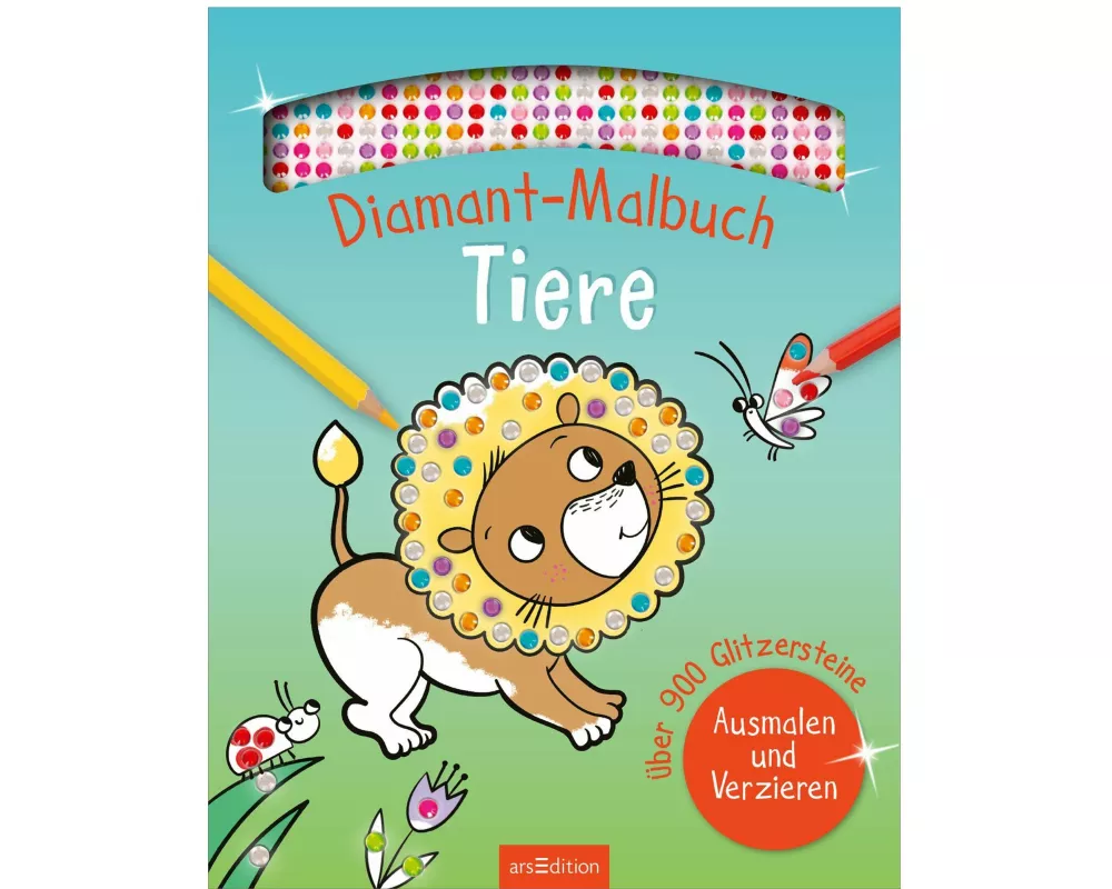 Diamant-Malbuch Tiere