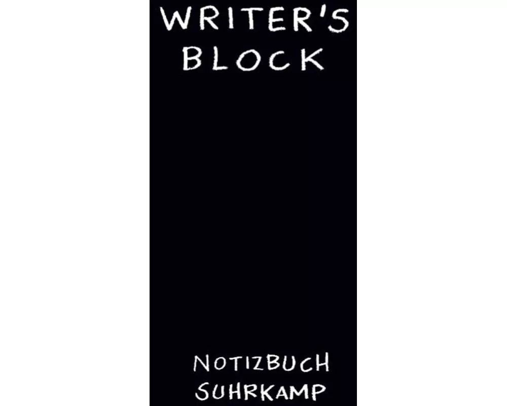 Notizbuch »Writer's Block«