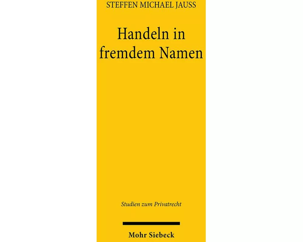 Handeln in fremdem Namen
