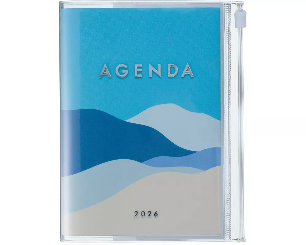 MARK'S 2025/26 Taschenkalender, A6 Mountain // Blue