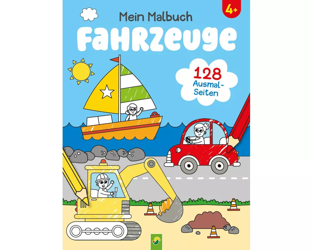 Mein Malbuch Fahrzeuge