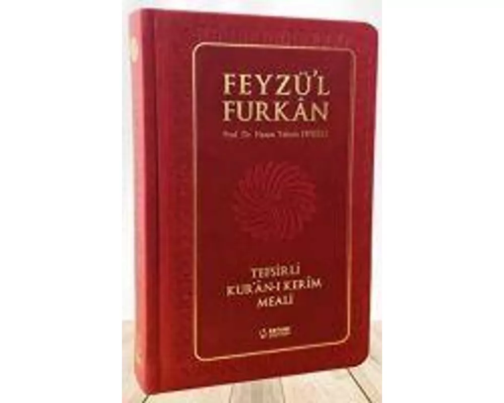 Feyzül Furkan Tefsirli Kuran-i Kerim Meali Sempatik Cep Boy - Tefsirli Meal - Ciltli - Bordo