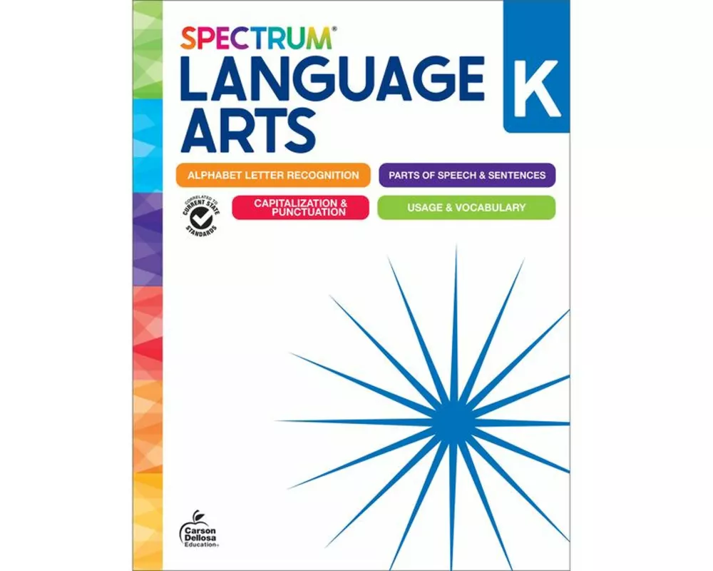 Spectrum Language Arts Workbook Grade K