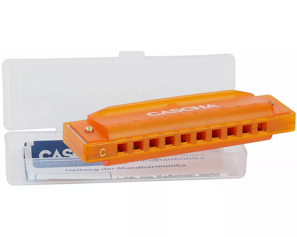 Fun Blues Mundharmonika Orange (incl. hard case and flyer)