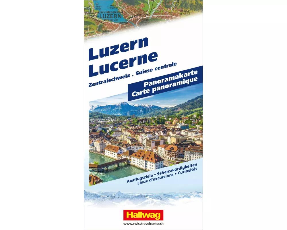 Hallwag Panoramakarte Luzern