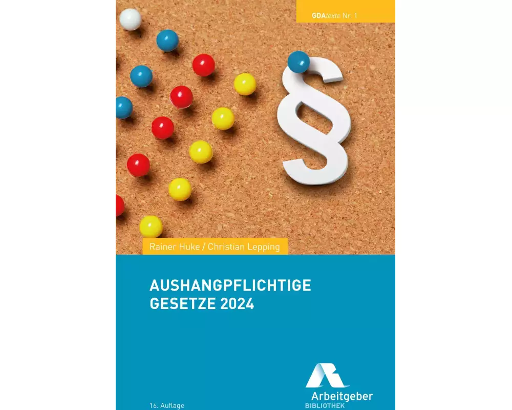 Aushangpflichtige Gesetze 2024