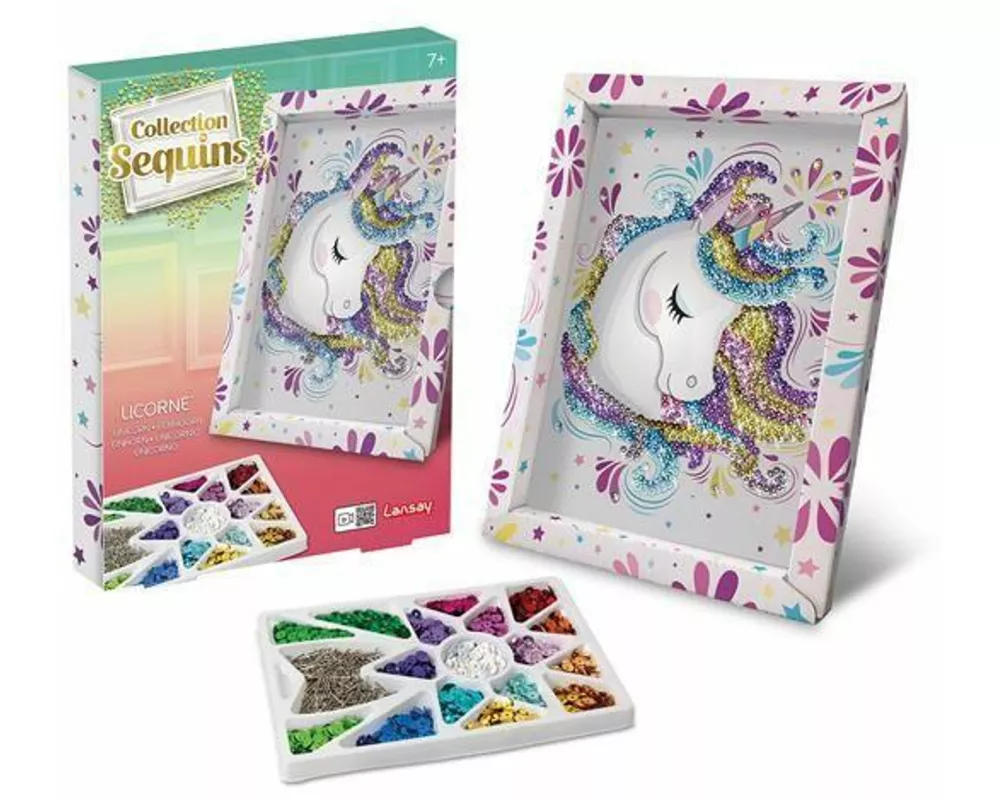 Lansay - Paillettenkunst Einhorn