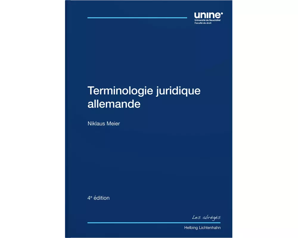 Terminologie juridique allemande