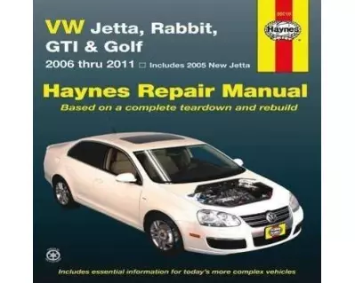Volkswagen VW Jetta, Rabbit, GTI & Golf covering New Jetta (05), Jetta (06-11), GLI (06-09), Rabbit (06-09), GTI 2.0L (06), GTI (07-11) & Golf (10-11)