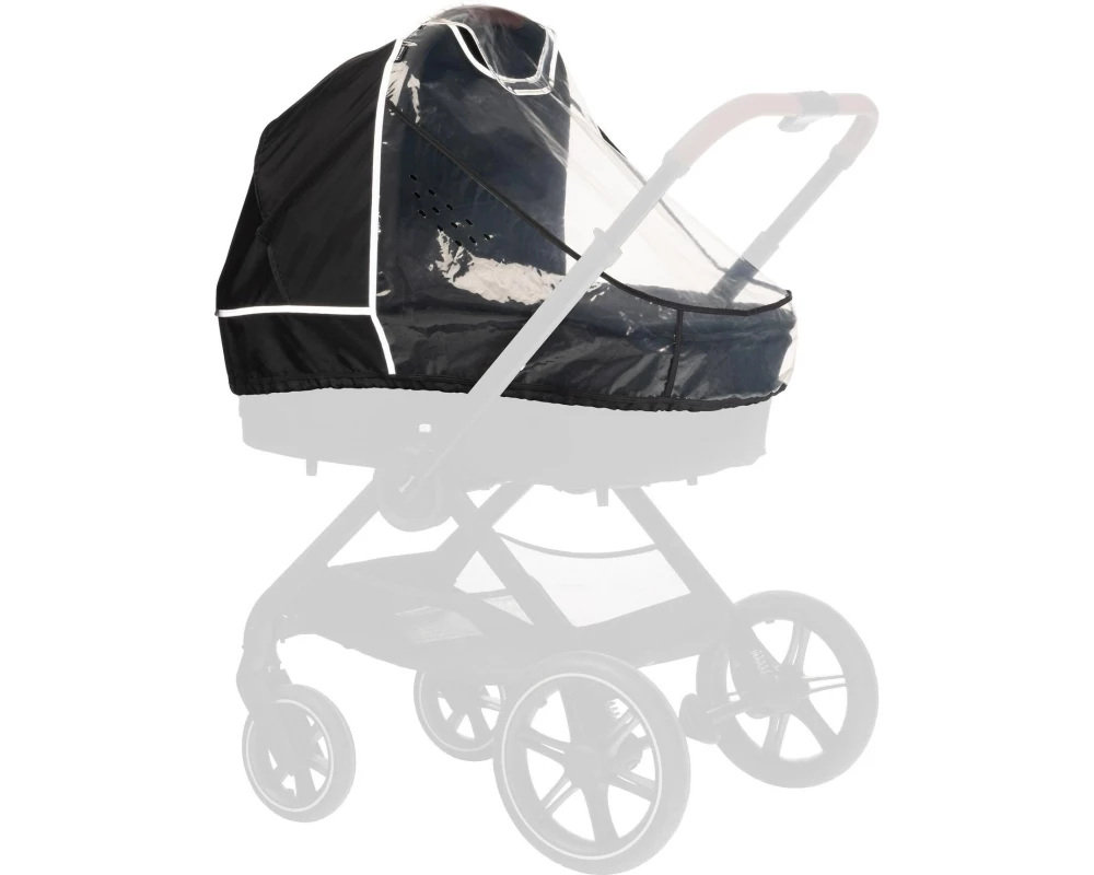 Hauck Regenschutz Carrycot Raincover Schwarz