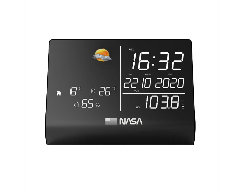 Nasa Wetterstation WSP1300, schwarz, Bluetooth Speaker