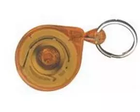 KEY-BAK Ausweishalter KB Mini-Bak 90 cm, mit Clip, Gelb