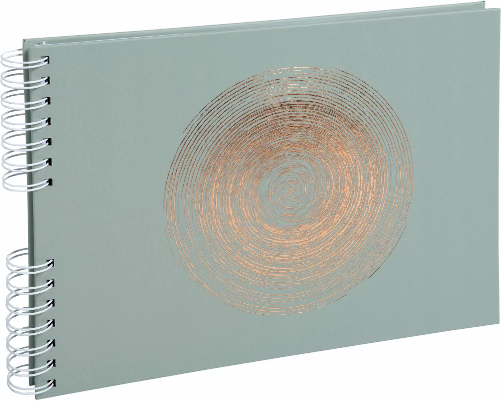 EXACOMPTA Spiralalbum Ellipse 32x22cm 16165E grün 50 Seiten