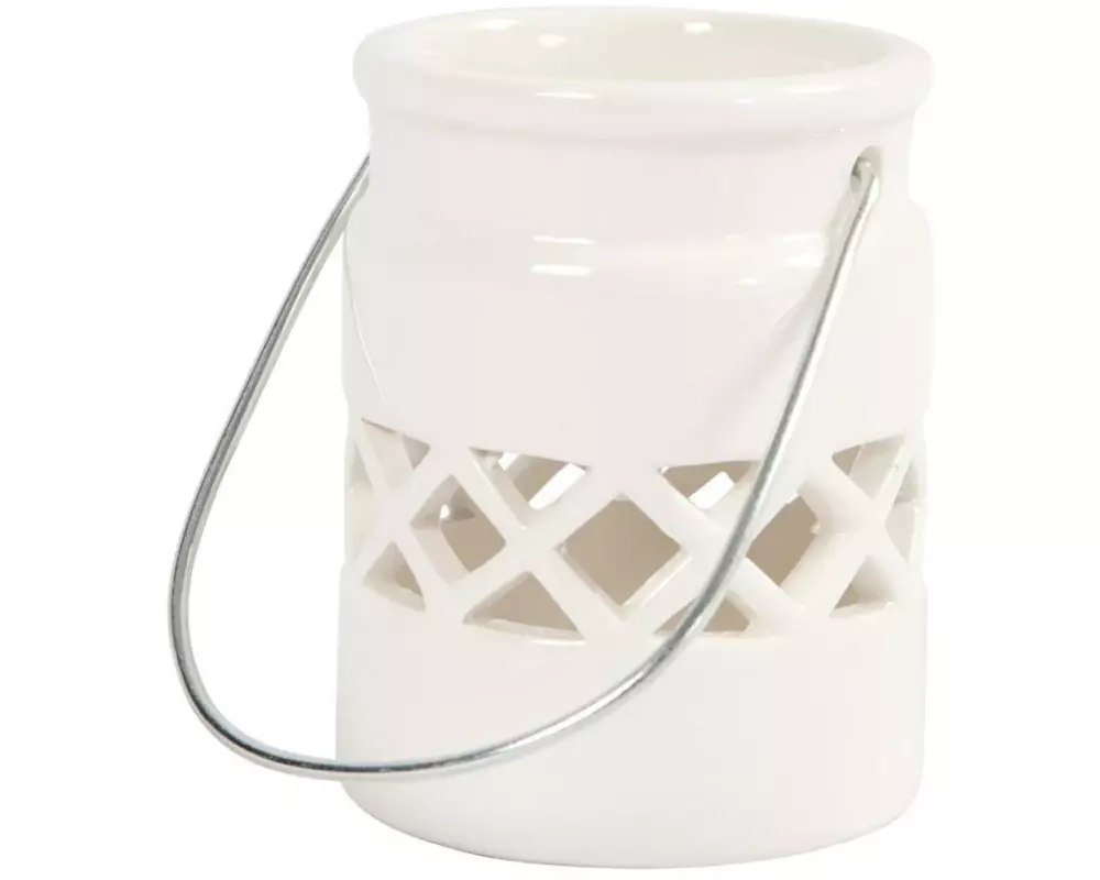 Creativ Company Laterne 8x6.2 cm, Weiss, 6 Stk.