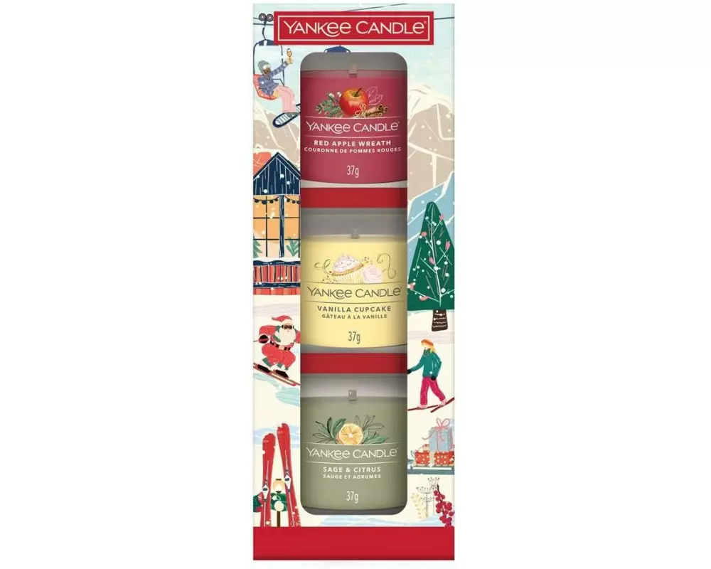 Yankee Candle Signature Kerzenglas Holiday Party 3 x 37 g