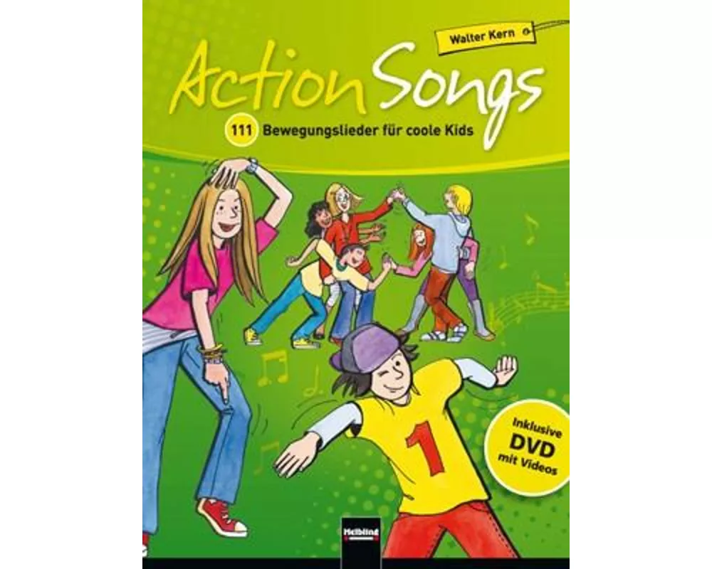 Action Songs. Paket (Liederbuch inkl. DVD + 2 Audio-CDs)