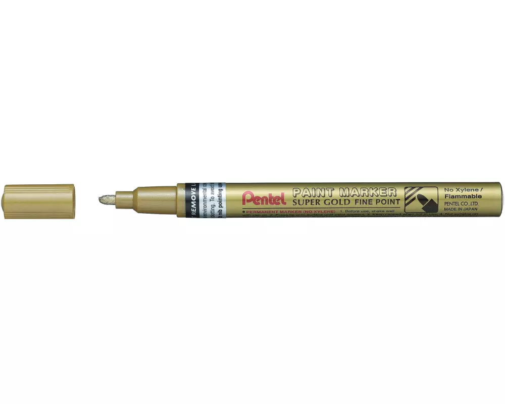 pentel Permanent-Marker Paint 1.5 mm, Gold Metallic