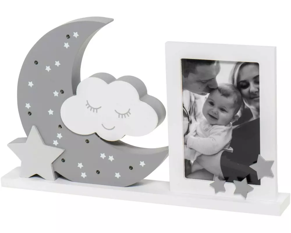 Dooky Fotorahmen Moonlight Frame 37 x 21 cm, warm Grau