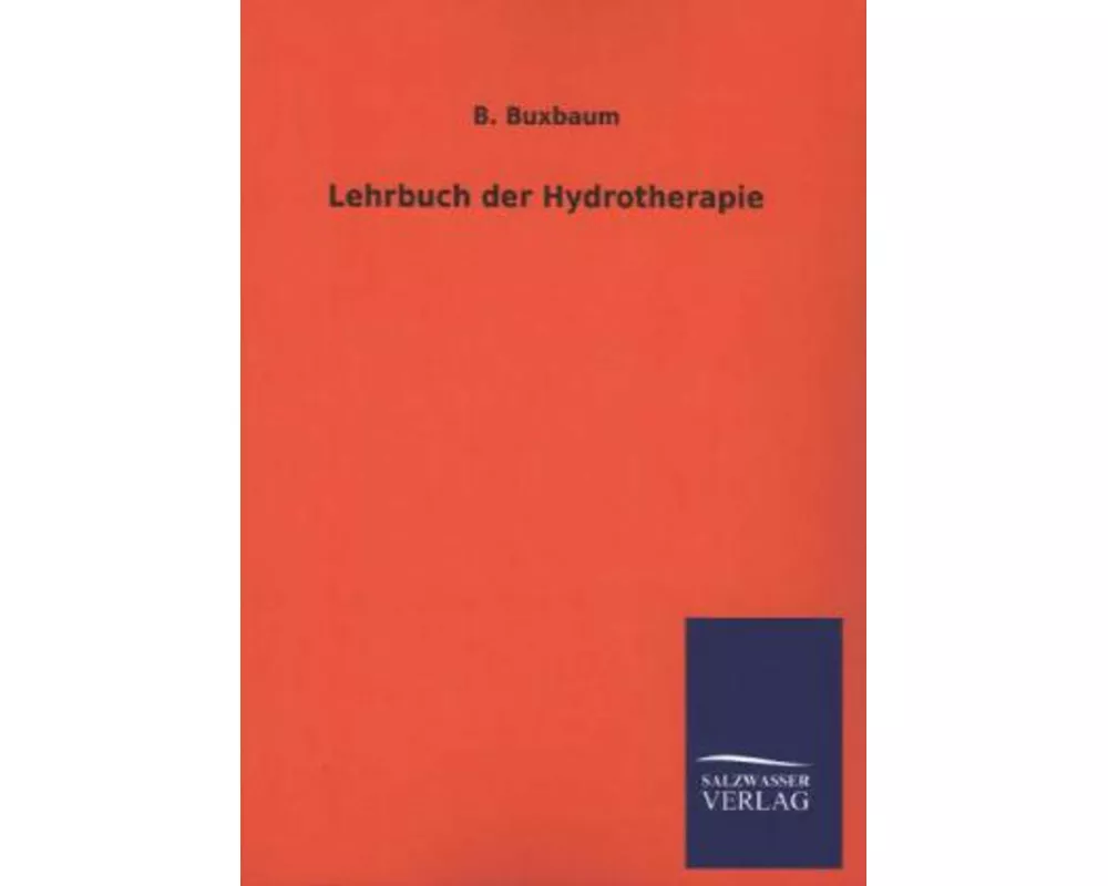 Lehrbuch der Hydrotherapie