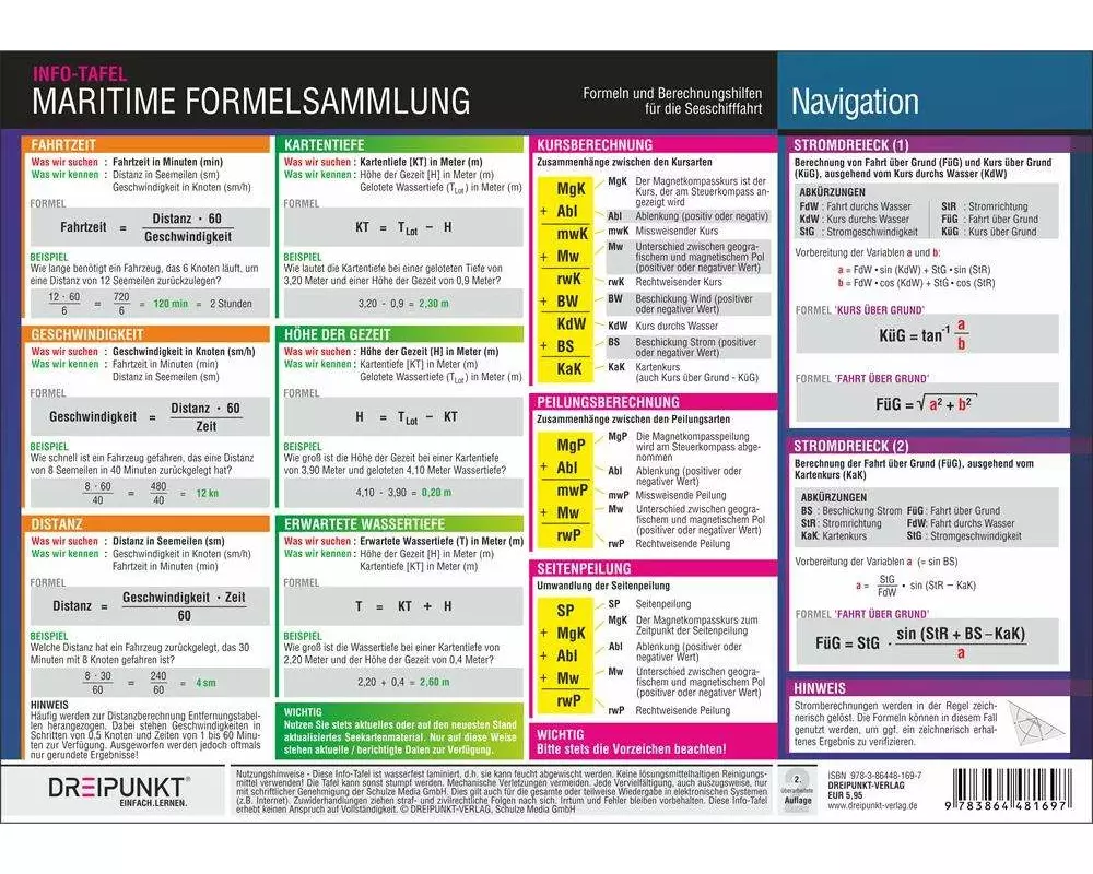 Maritime Formelsammlung