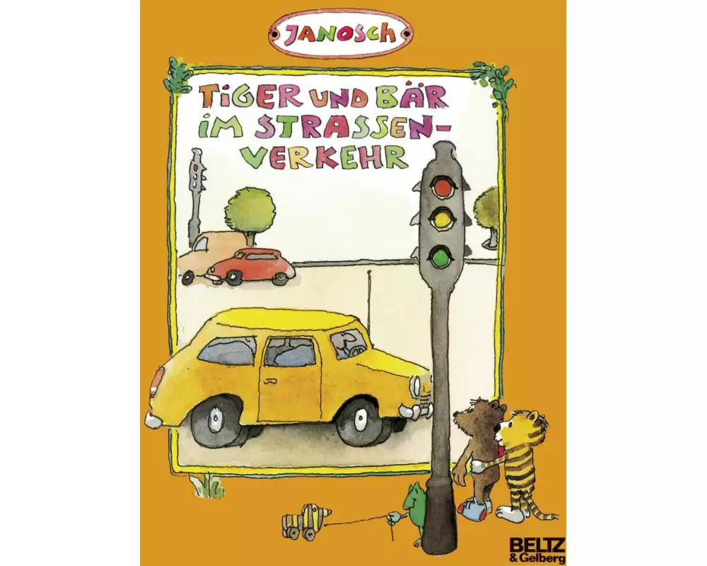 Tiger und Bär im Straßenverkehr