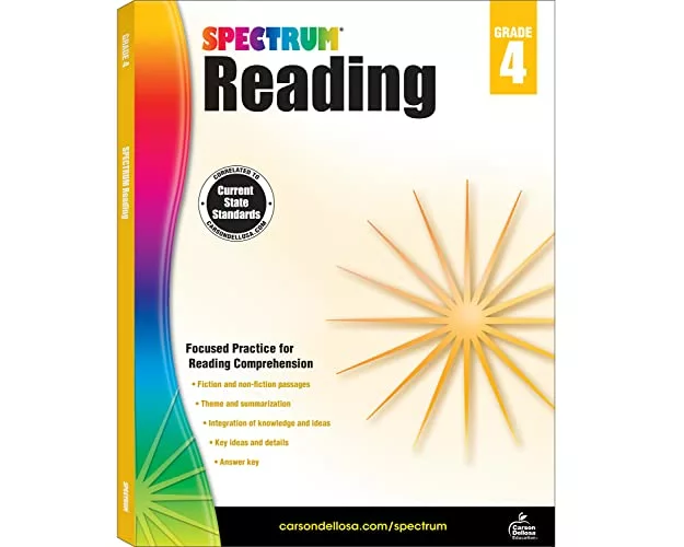 Spectrum Reading Workbook, Grade 4