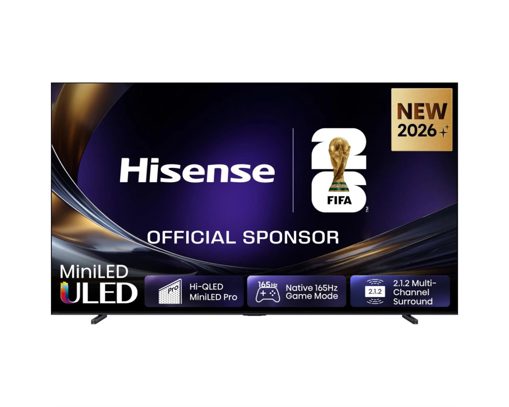 Hisense TV 100U7DS PRO 100", Mini-LED 4K, 165Hz, 2400 Nits