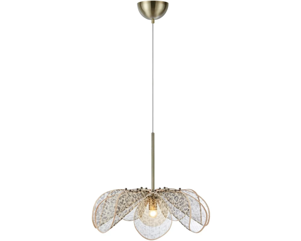 Markslöjd Pendelleuchte STYRKA 1-flammig 63 cm Antikmessing