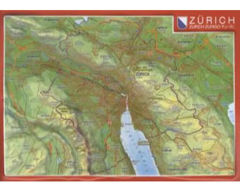 32853; AK Geo Relief: Zürich