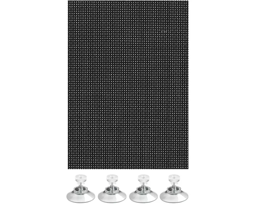 Gardinia Sonnenschutz 100 cm x 150 cm, Schwarz