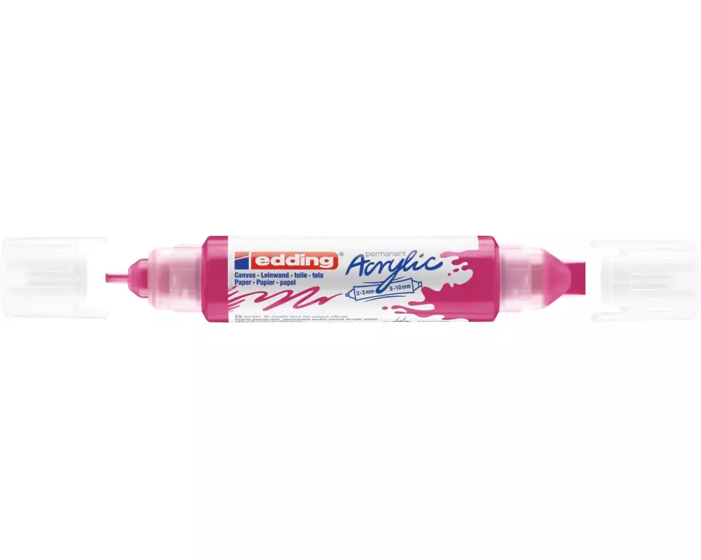 edding Acrylmarker 5400 Double Liner, Rosa