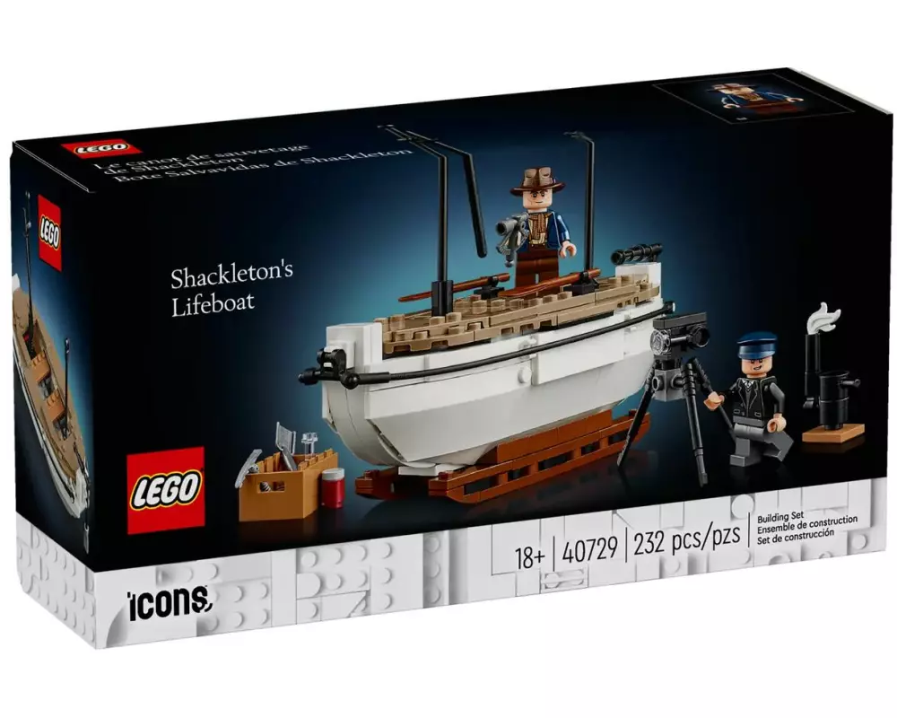 LEGO Icons Shackletons Rettungsboot 40729