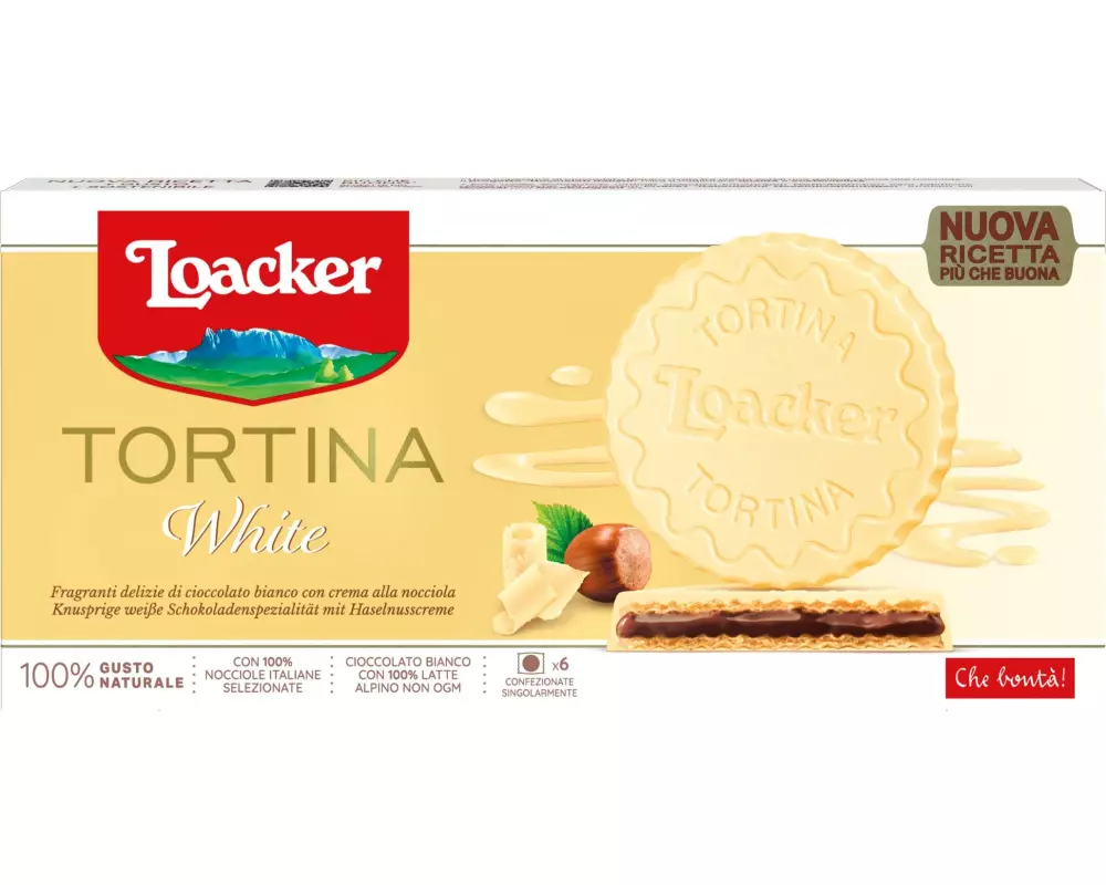 Loacker Guetzli Tortina White 126 g