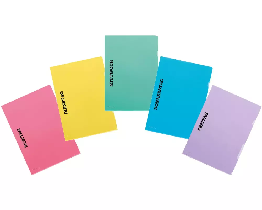 Kolma Sichthülle Fashion Wochentage A4, 10 Stück