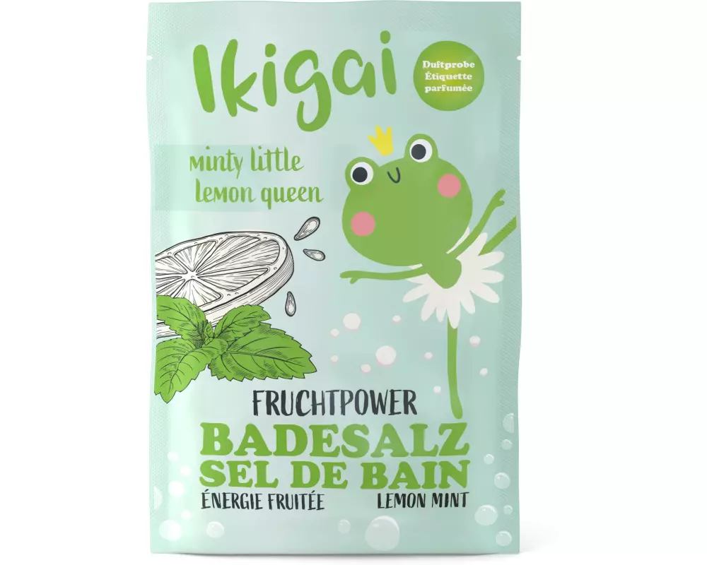Ikigai Badesalz Minty Little Lemon Queen 60 g