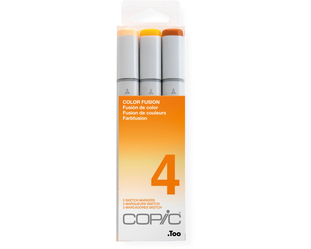 COPIC Marker Sketch 21075654 Set Color Fusion 4, 3 Stück