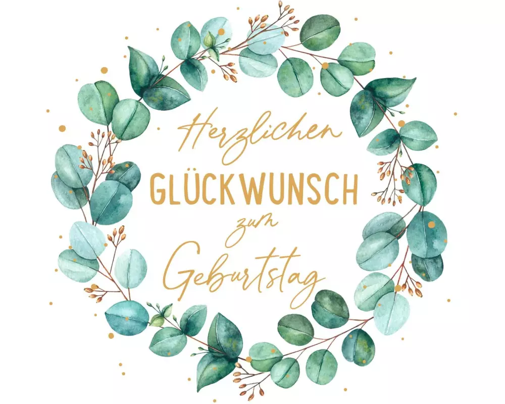 ABC Glückwunschkarte Geburtstag 12.5 x 17.6 cm