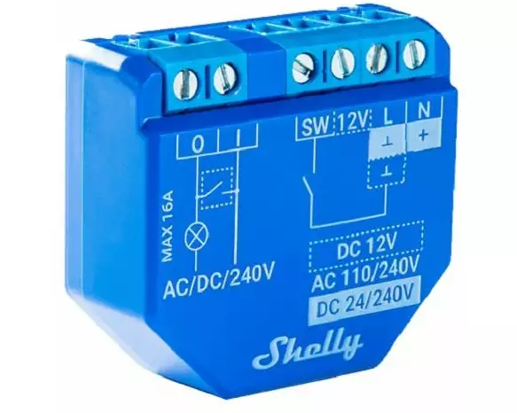 Shelly WLAN-Schaltaktor Shelly Plus 1 WiFi-Switch