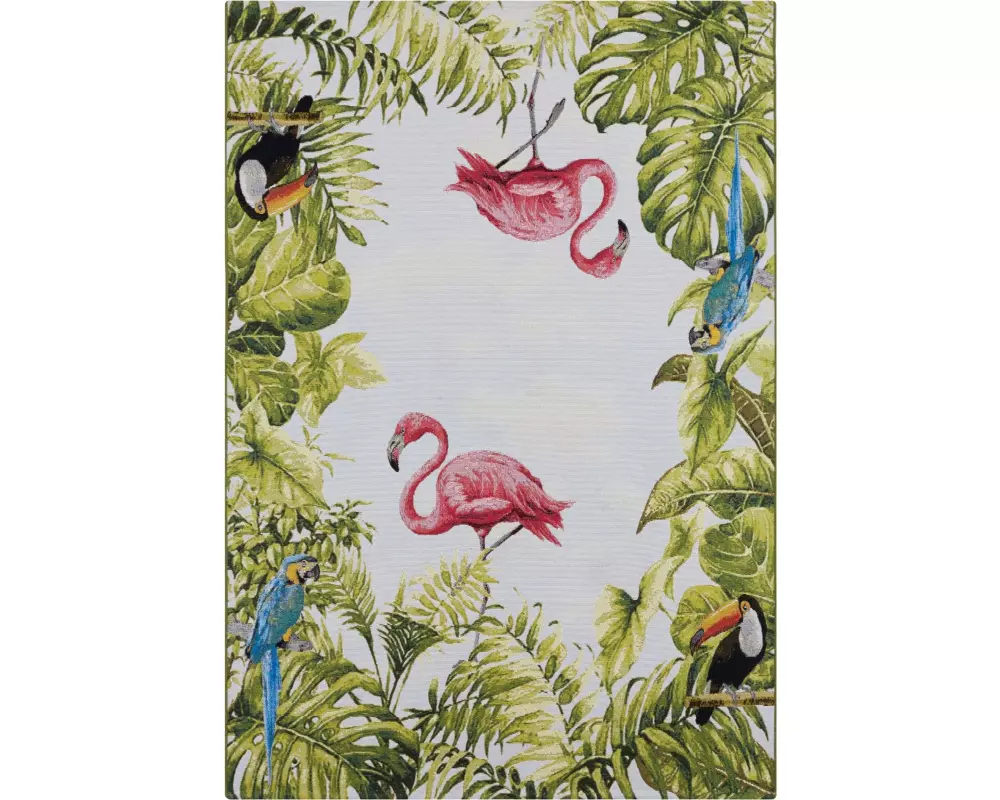 Hanse Home Teppich Tropical Birds 160 cm x 235 cm, Mehrfarbig