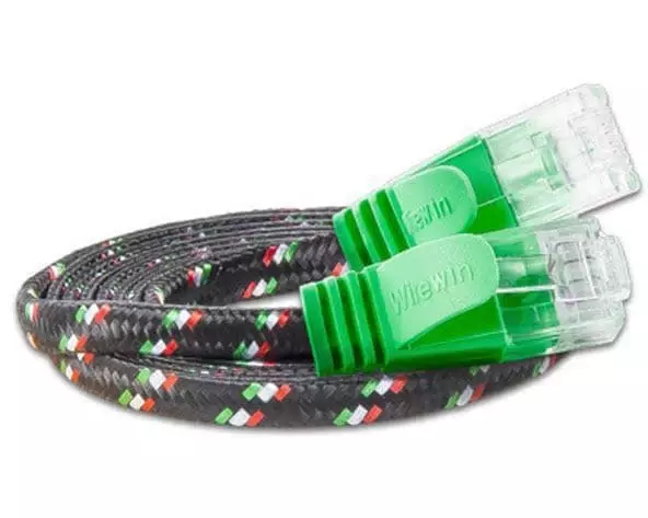 SLIM Slimpatchkabel  Cat 6, UTP, 0.25 m, Grün