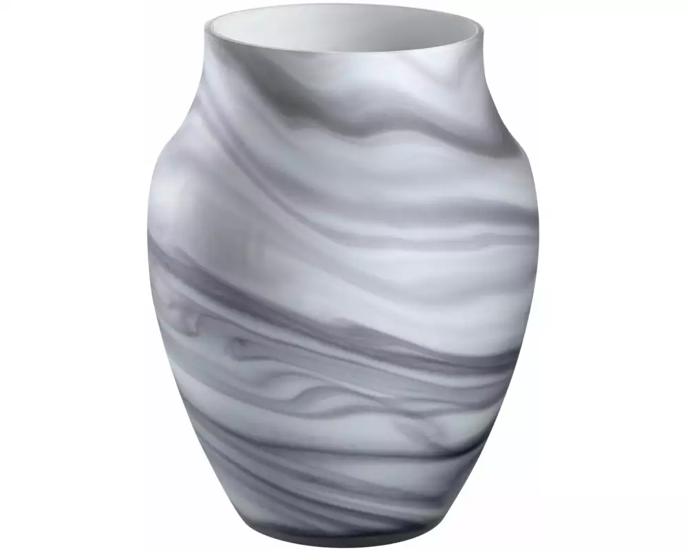 Leonardo Vase Poesia 23 cm, Grau-Marmor